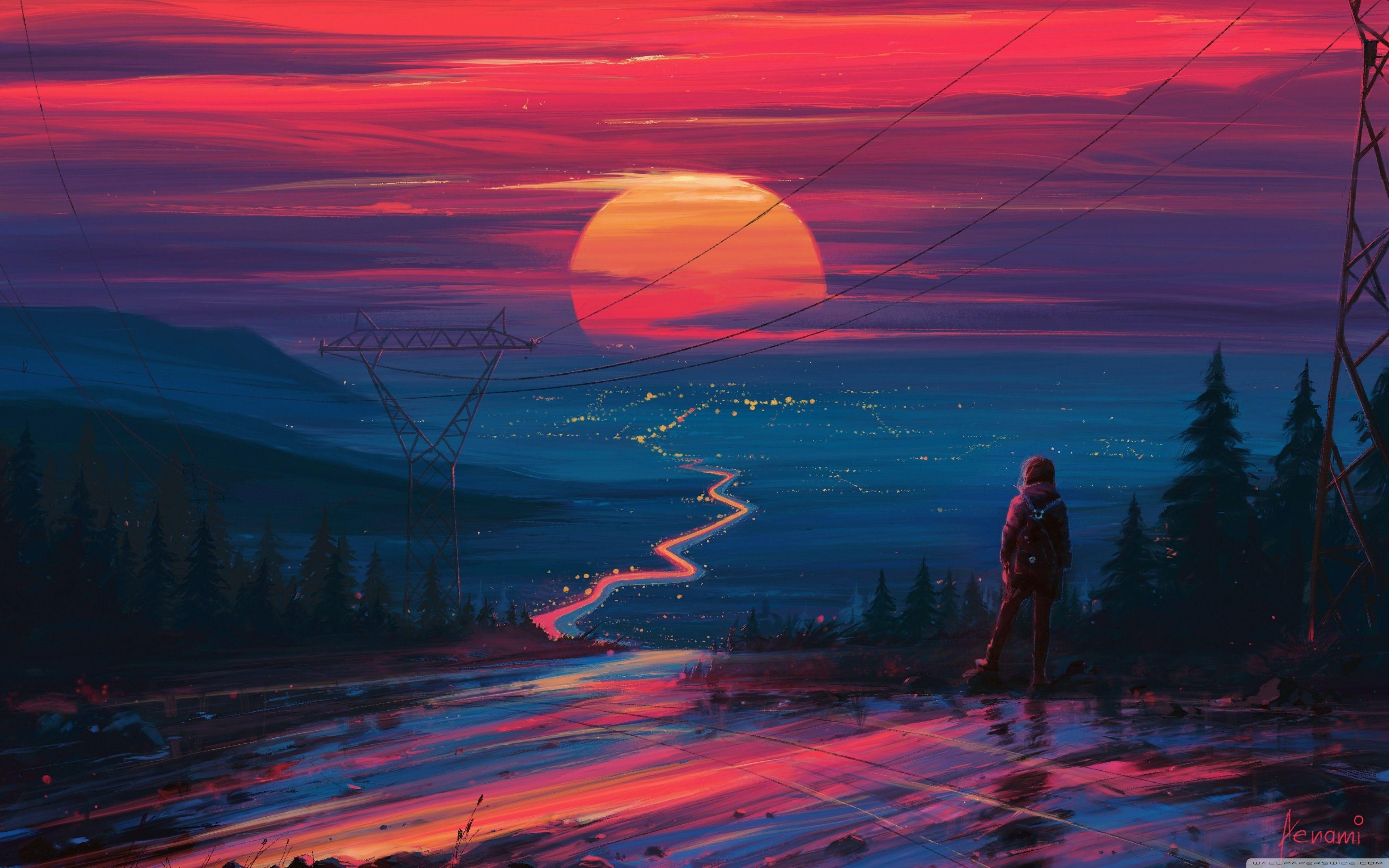 3840x2400 Journey Painting Ultra HD Desktop Background Wallpaper for 4K UHD TV : Widescreen & UltraWide Desktop & Laptop : Tablet