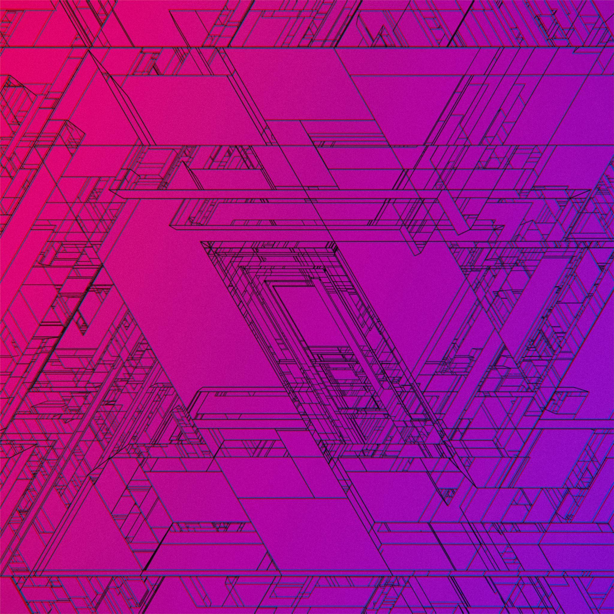 2048x2048 iPad Air Geometric Wallpaper Free HD Wallpaper