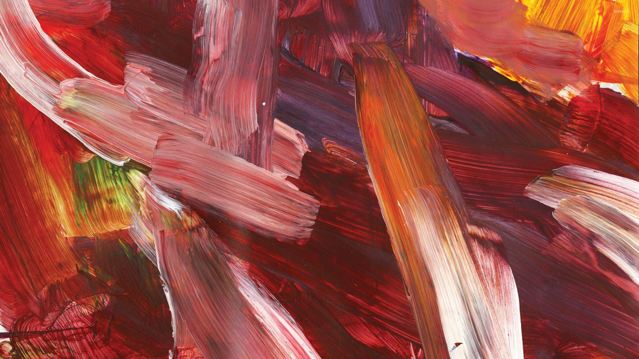 2560x1440 Red shades of paint wallpaper wallpaper