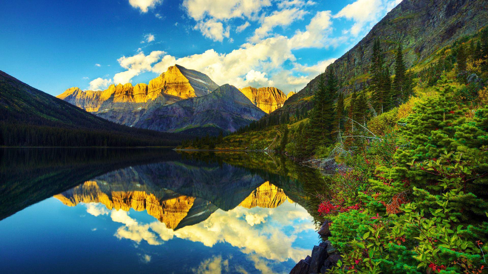 1920x1080 Glacier National Park HD Wallpaper