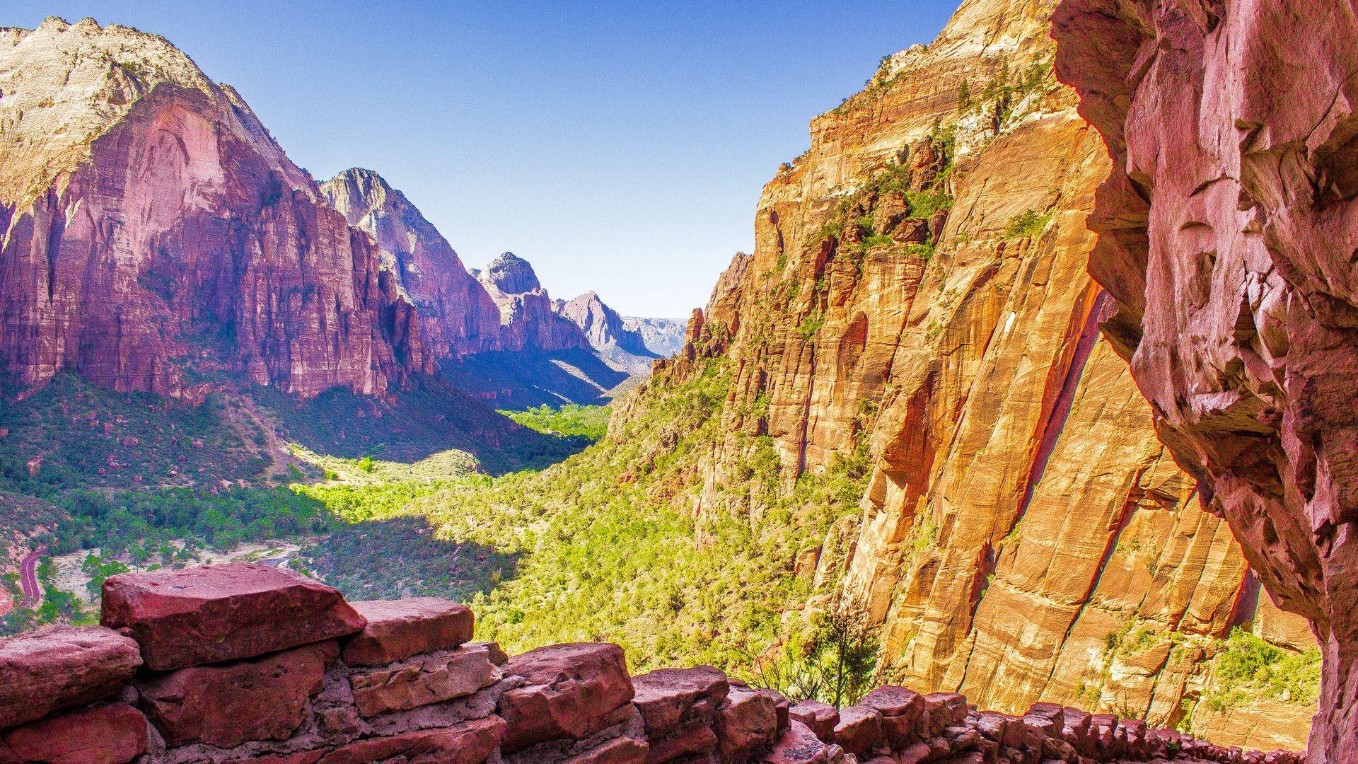 1920x1080 Download wallpaper 1920x1080 zion national park, utah, usa full hd, hdtv, fhd, 1080p HD background