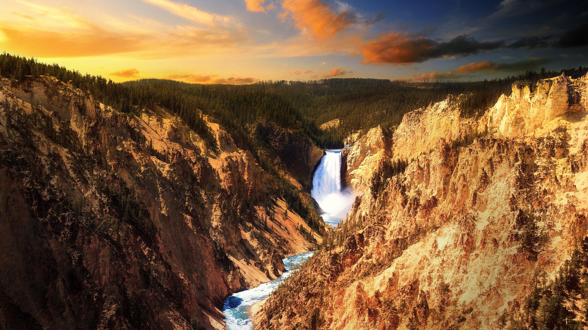 1920x1080 Yellowstone National Park wallpaper 1920x1080 Full HD (1080p) desktop background