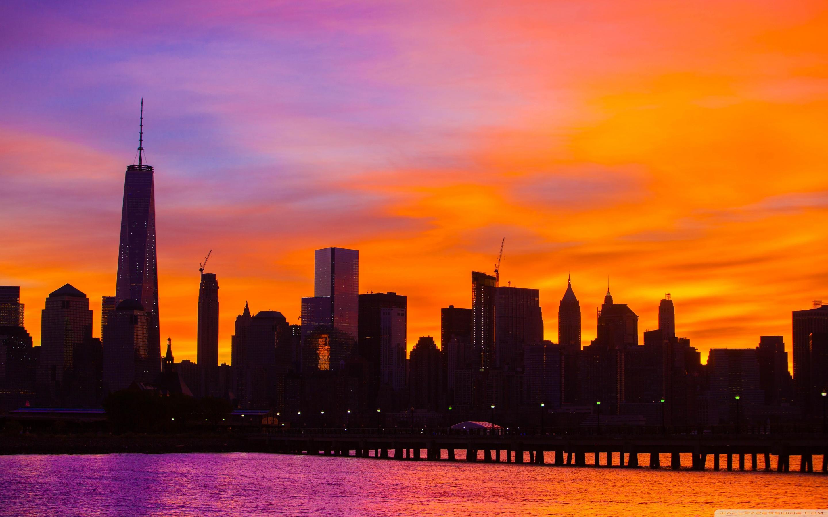 New York City Sunset Wallpapers - Top Free New York City Sunset