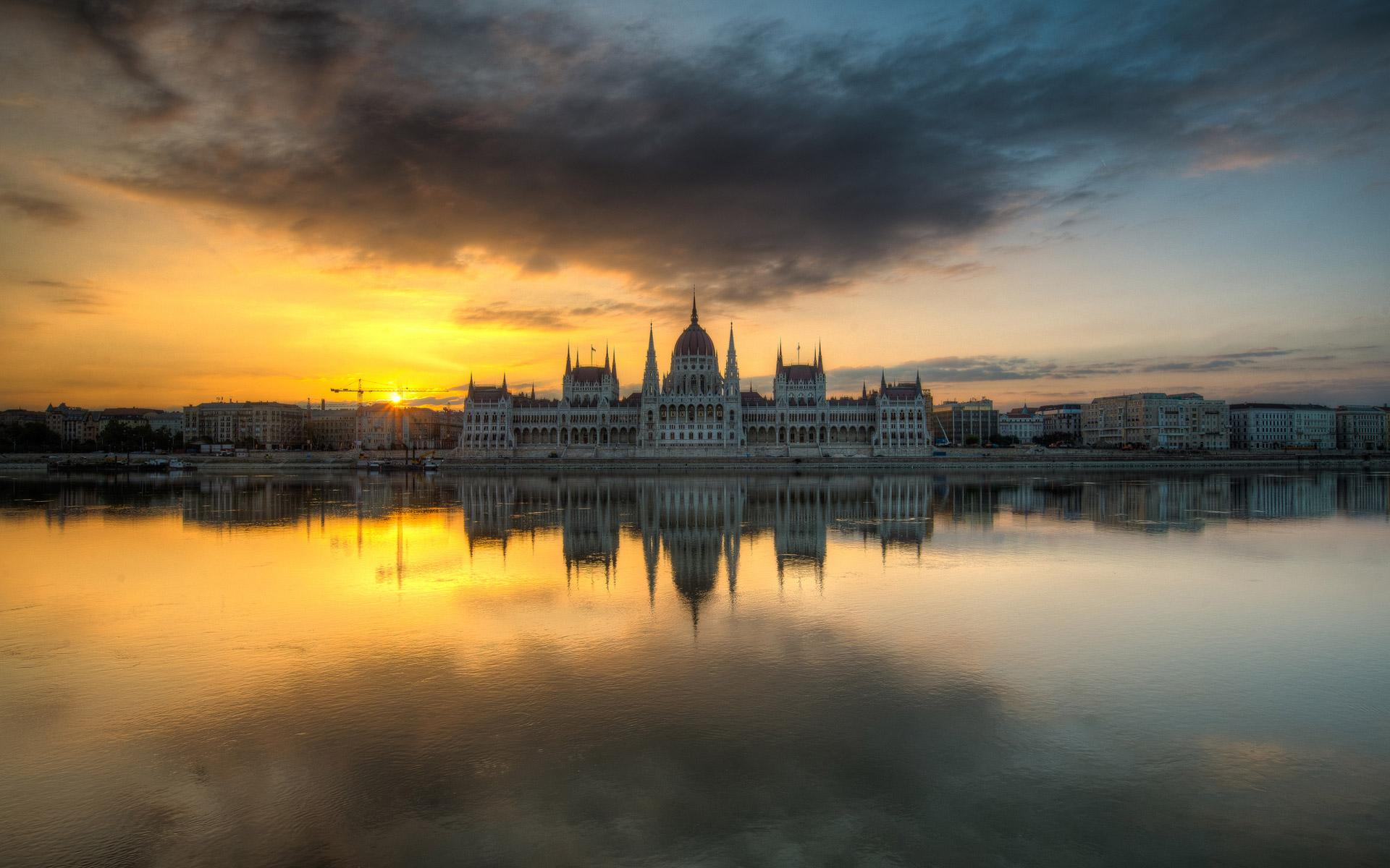 1920x1200 Budapest City Sunrise Wallpaper and Free