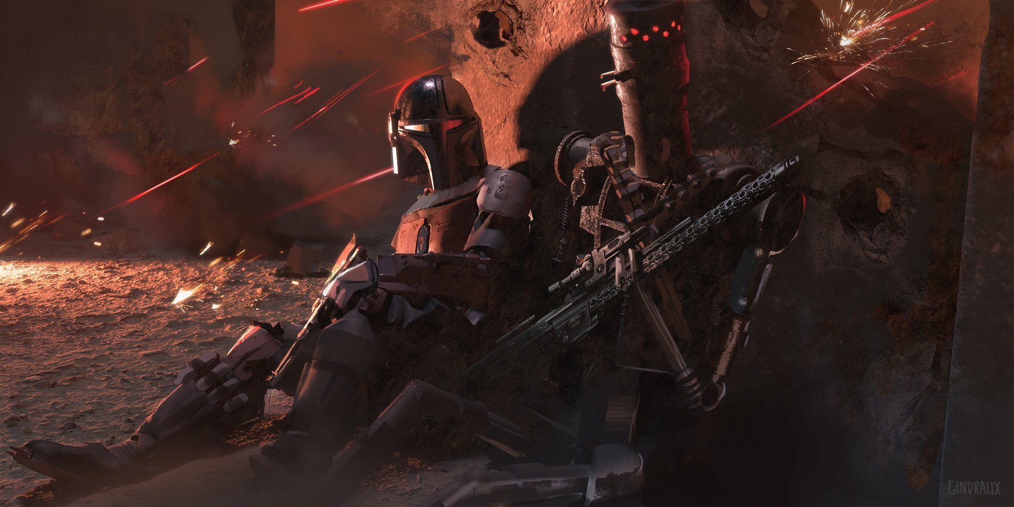 The Mandalorian Art Wallpapers - Top Free The Mandalorian Art