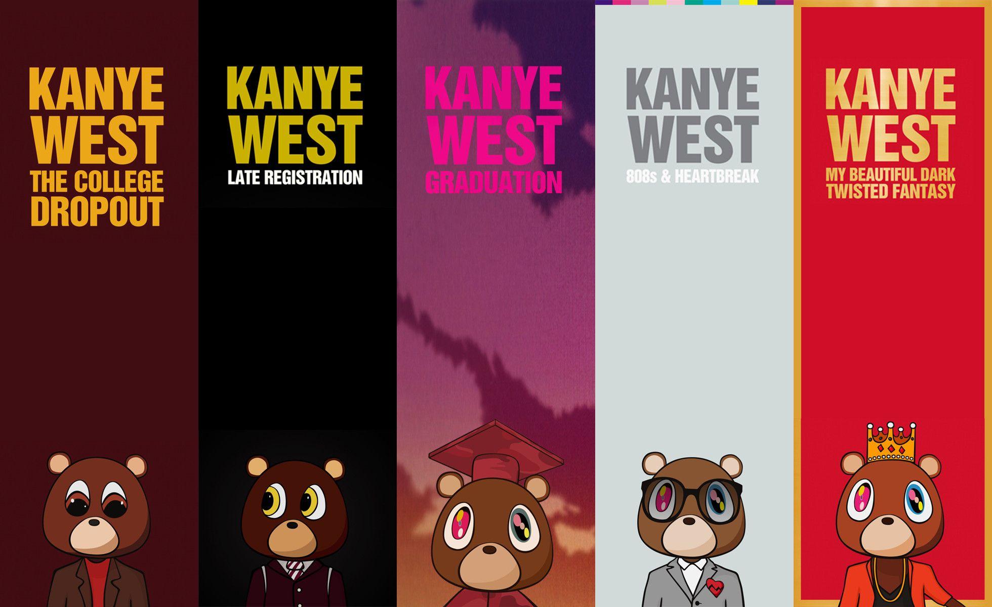 KENDRICK  Kanye west wallpaper Cute cartoon drawings Kanye west  graduation bear