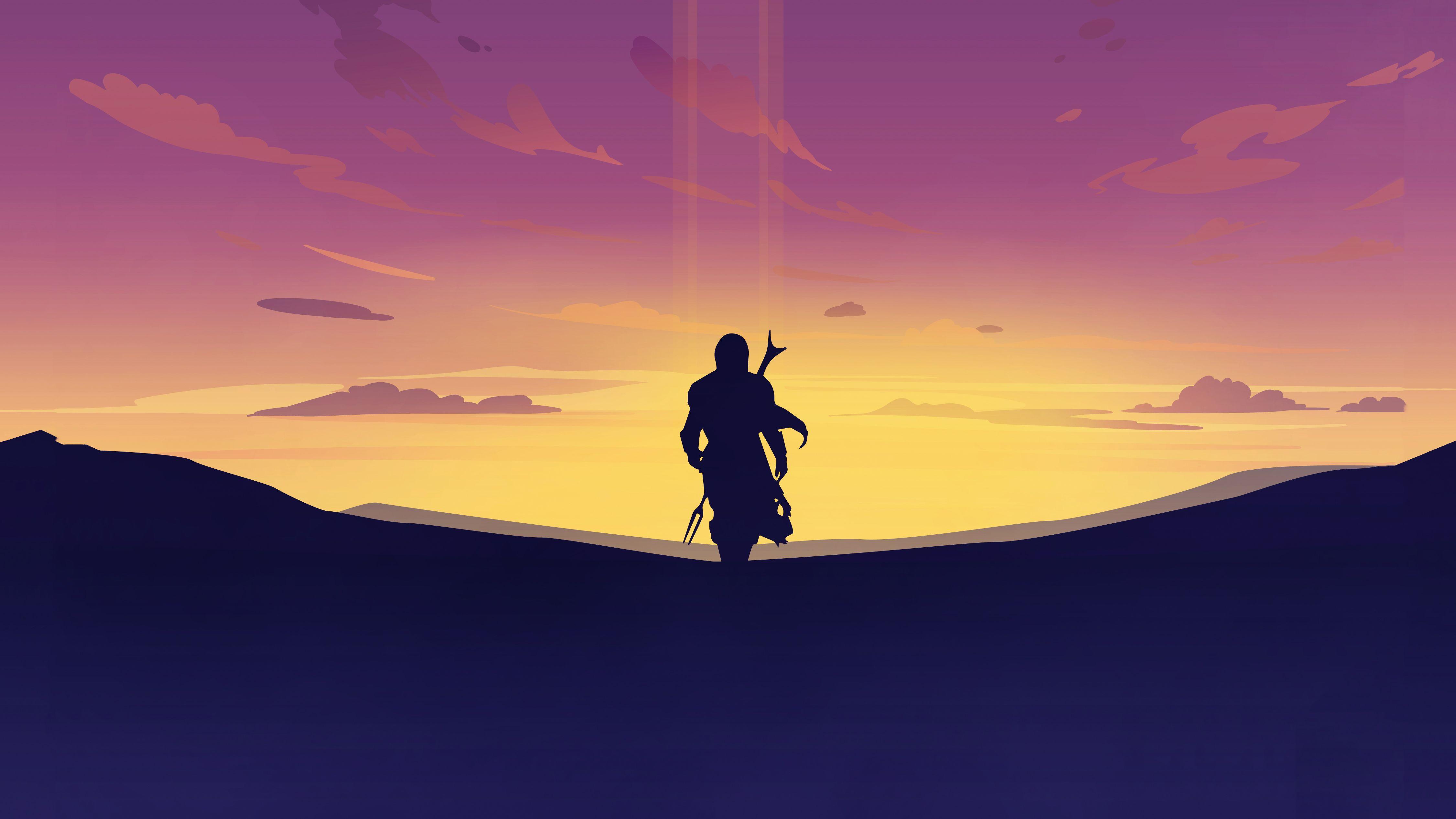 4501x2532 The Mandalorian Art 4k, HD Superheroes, 4k Wallpaper, Image, Background, Photo and Picture