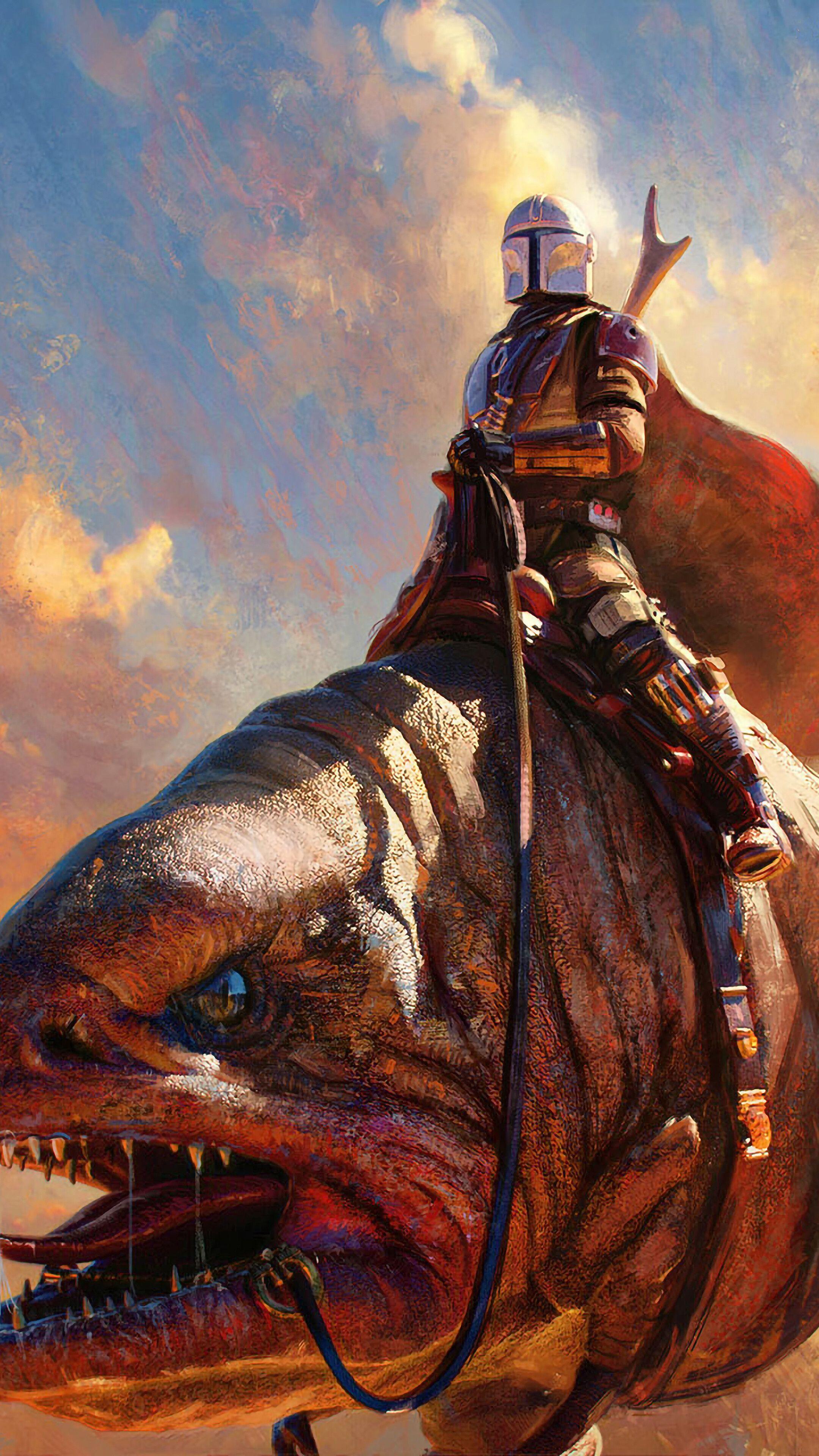 2160x3840 The Mandalorian, Art, 4K phone HD Wallpaper, Image, Background, Photo and Picture. Mocah.org HD Wallpaper