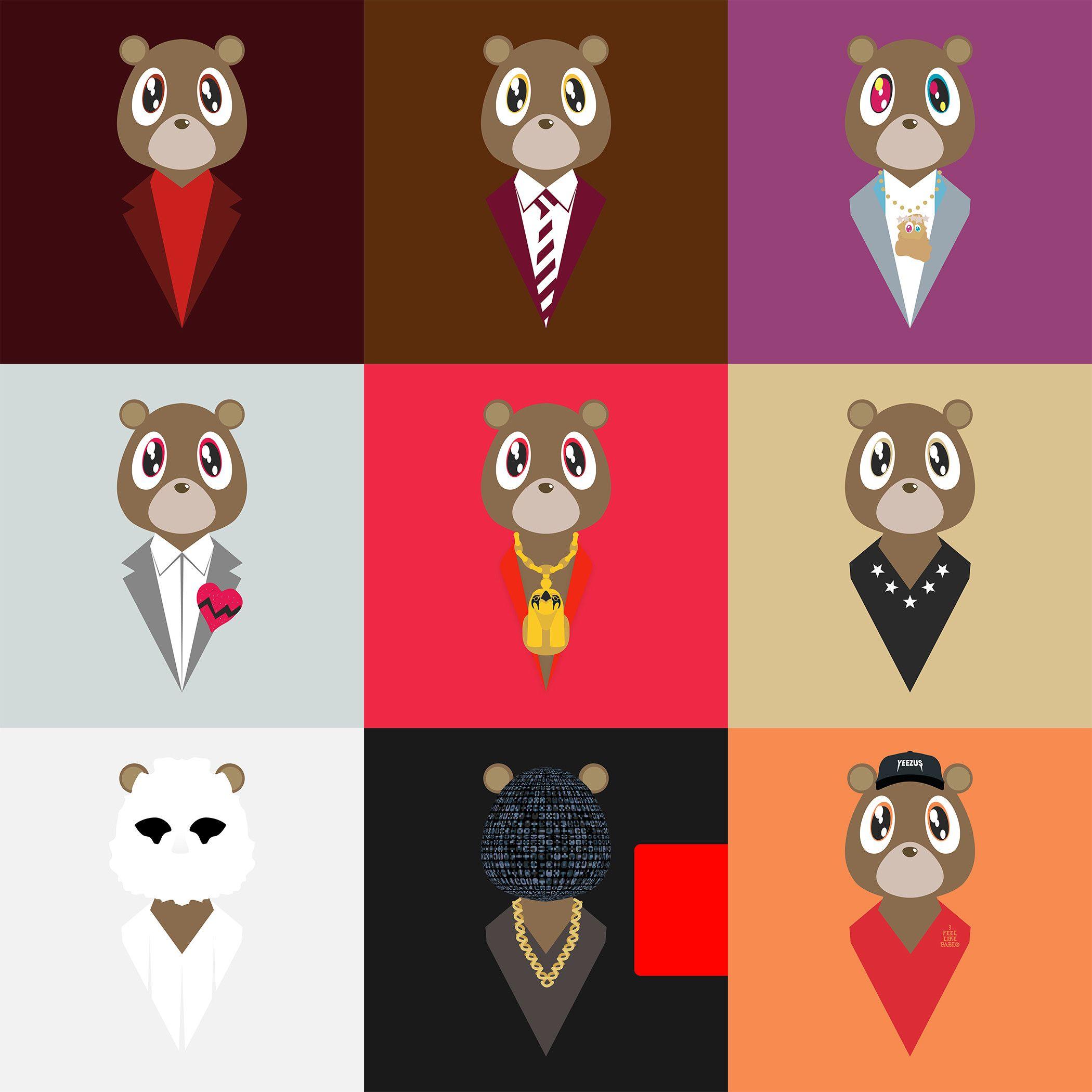 2100x2100 Kanye West Graduation Wallpaper