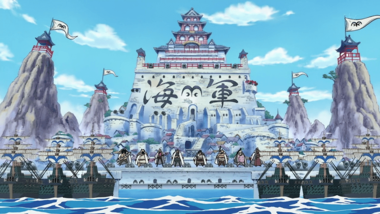 One Piece Marine Wallpapers Top Free One Piece Marine Backgrounds Wallpaperaccess