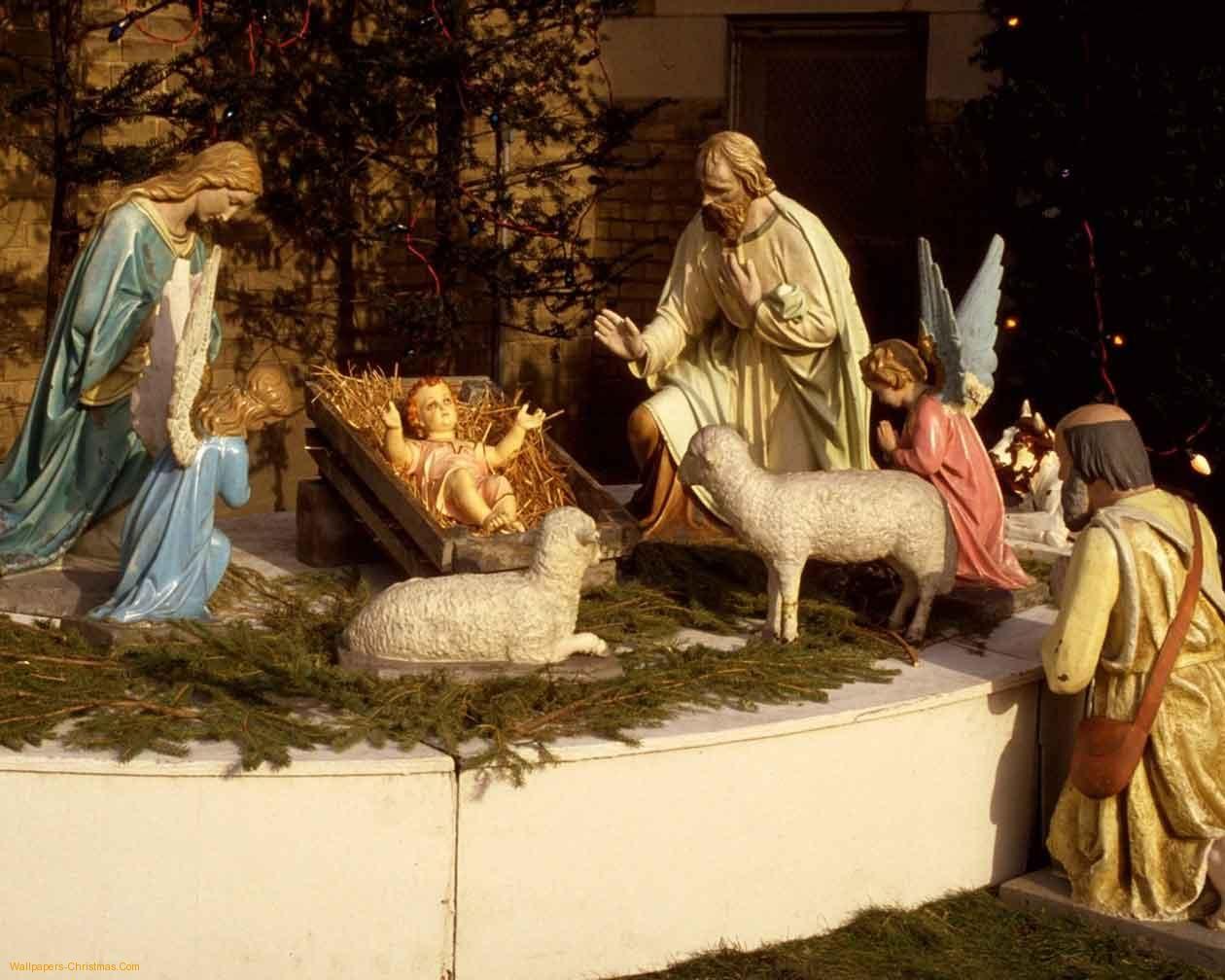1260x1008 Christmas Wallpaper Nativity Scene