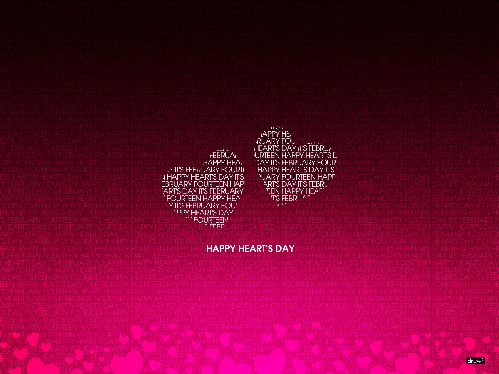 1600x1200 Holiday Wallpaper, Two Hearts on Pink Background, Happy Heart's Day! 1600X1200 free wallpaper download 1600X1200 free wallpaper download. Free Wallpaper World
