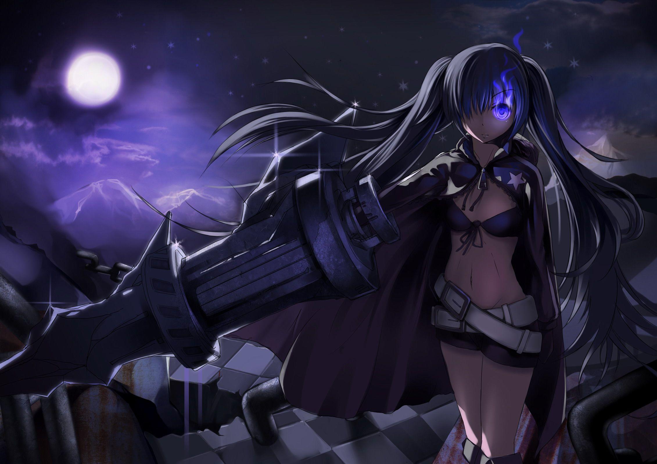 2262x1600 Insane Black Rock Shooter HD Wallpaper