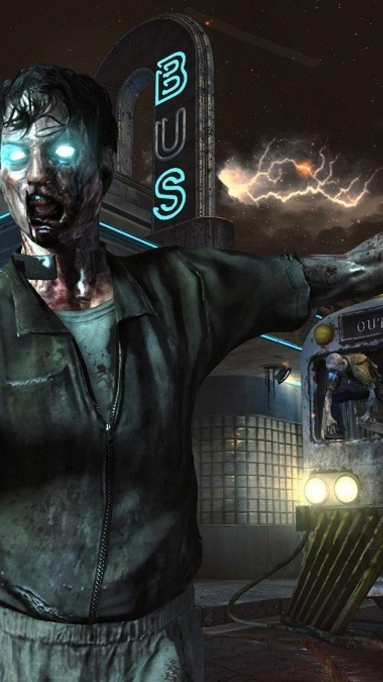 750x1334 Call Of Duty: Black Ops Zombies Wallpaper