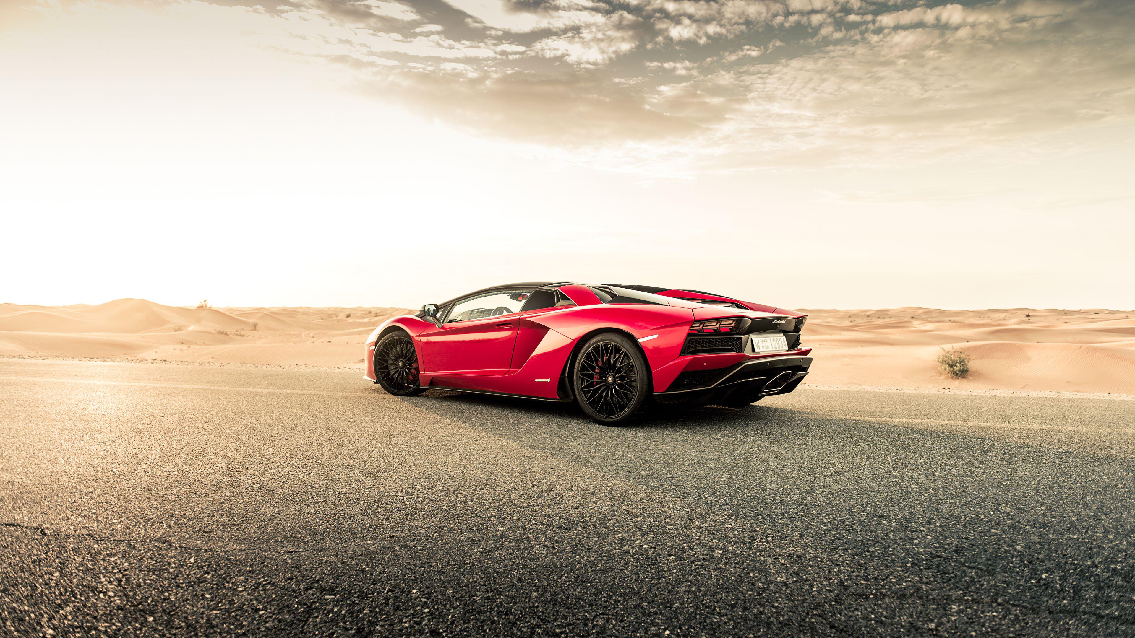 3840x2160 Wallpaper 4k Lamborghini Aventador S Roadster 2020