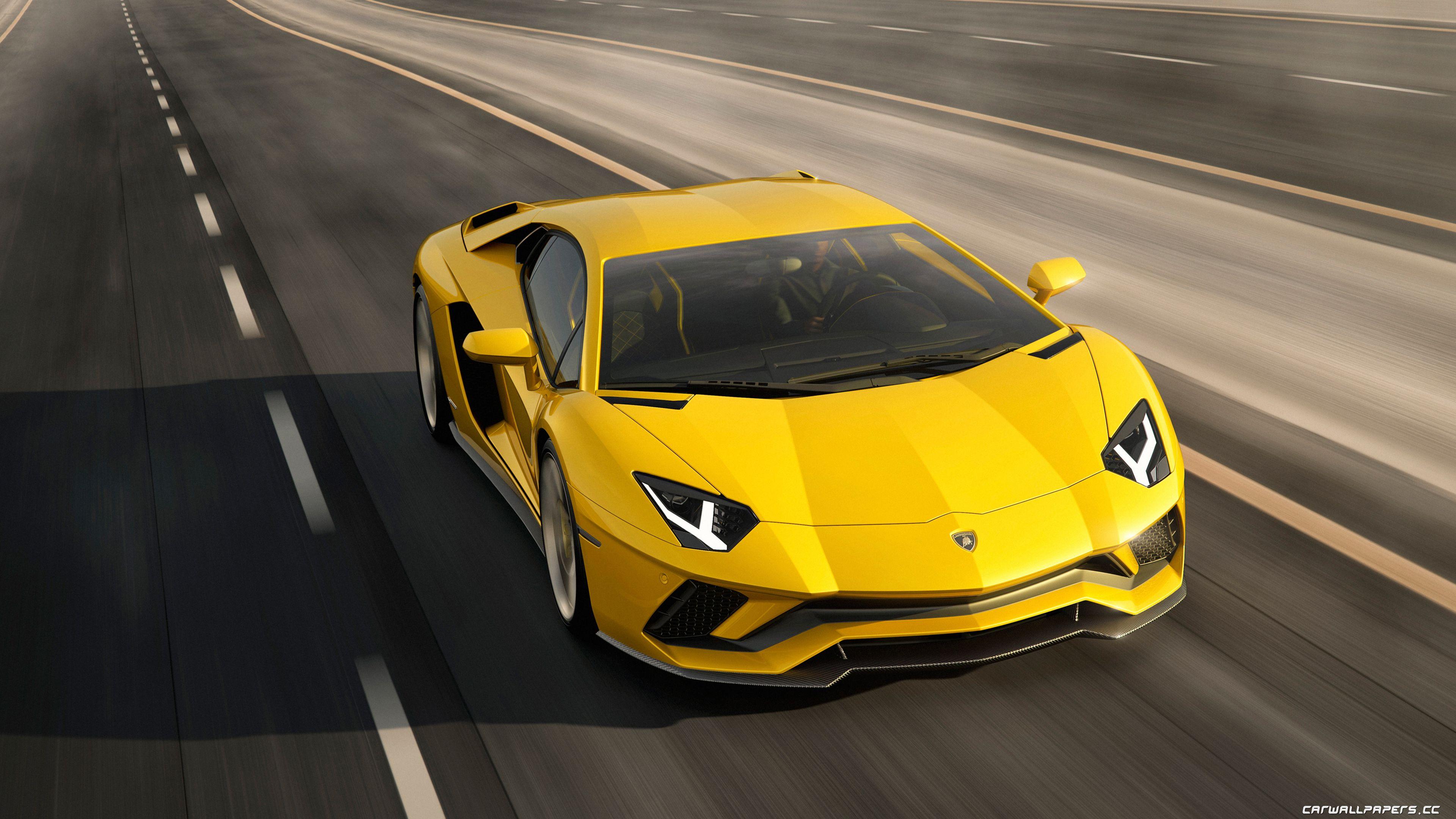 3840x2160 Cars desktop wallpaper Lamborghini Aventador S
