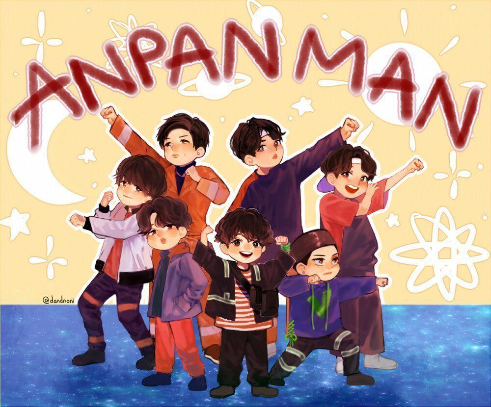 1000x830 Fanart BTS (p3). Anpanman. Fan art, Bts chibi, Bts drawings