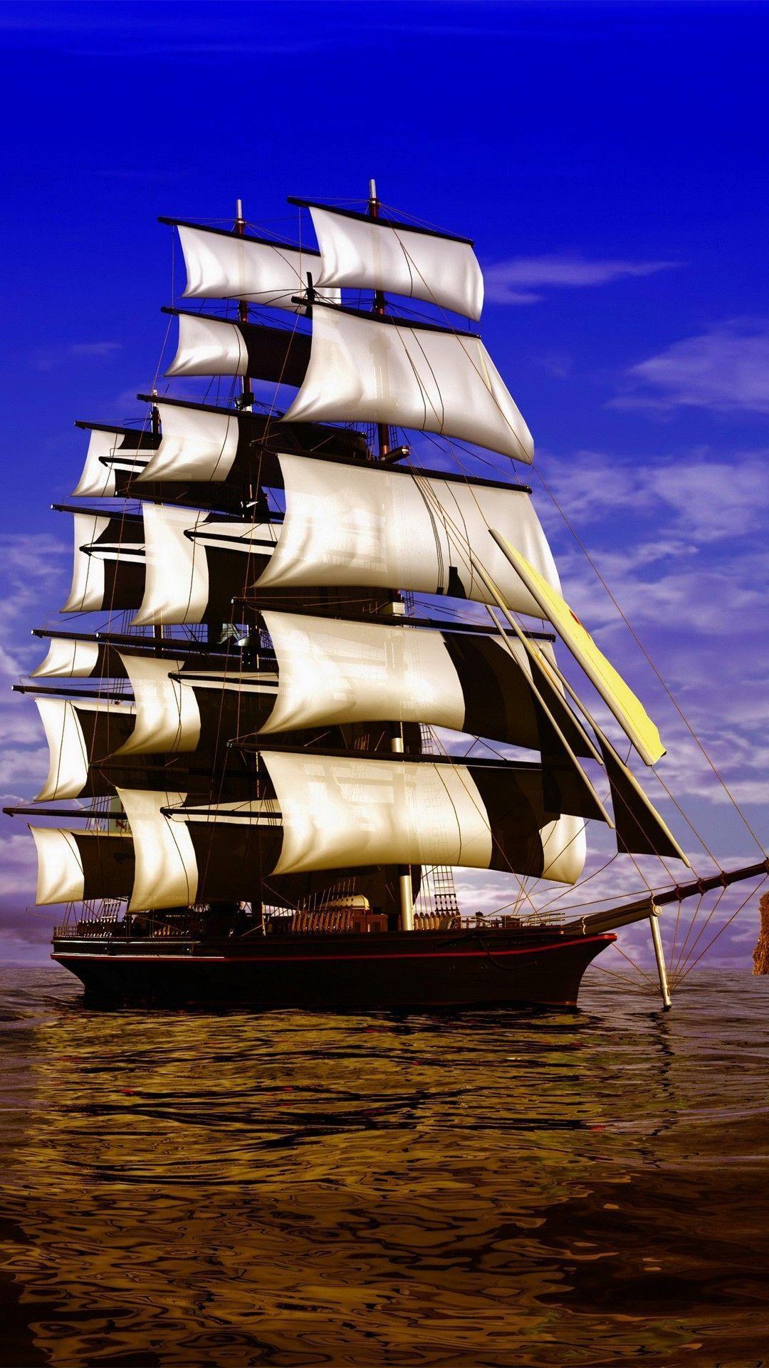 1080x1920 Pirate ship Mobile Wallpaper 2967