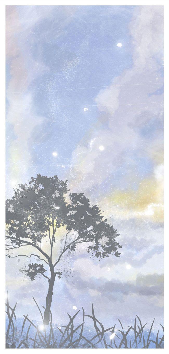 650x1361 Aesthetic Sky Mobile Wallpaper Background Image Free Download 400470025