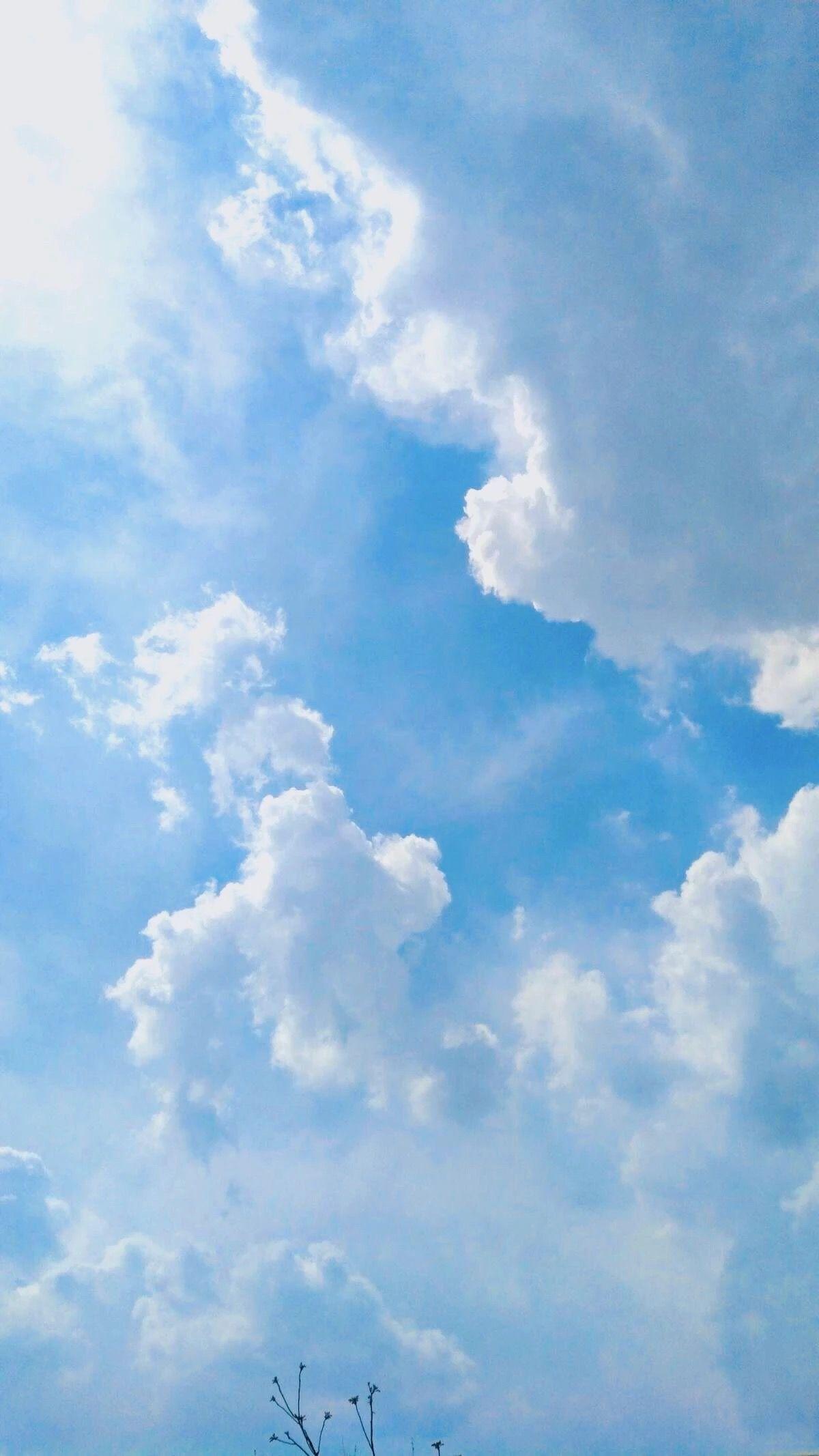 1200x2133 Sky Clouds Blue Wallpaper
