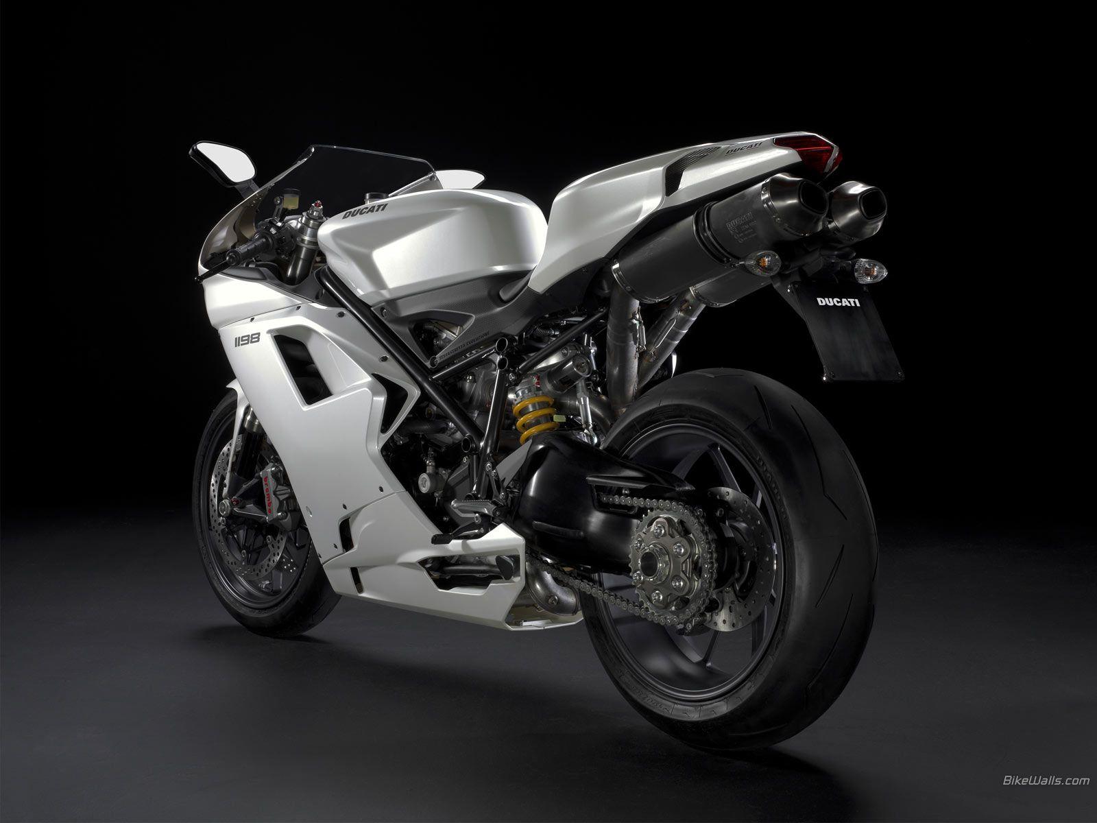 1600x1200 Ducati 1198 white wallpaperx1200