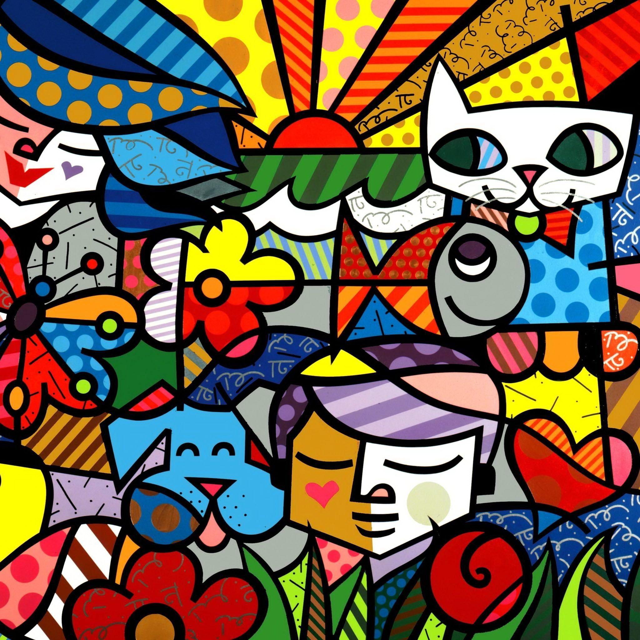 2048x2048 Wallpaper Pop Art