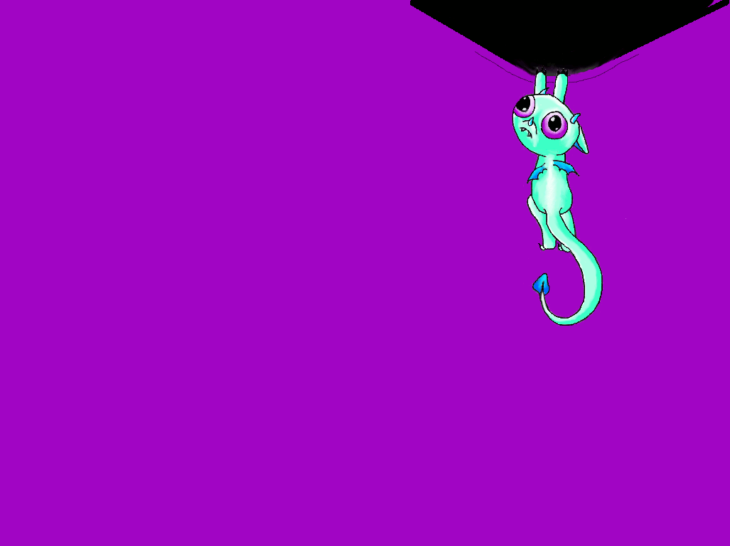 1027x768 Cute Dragon Wallpaper