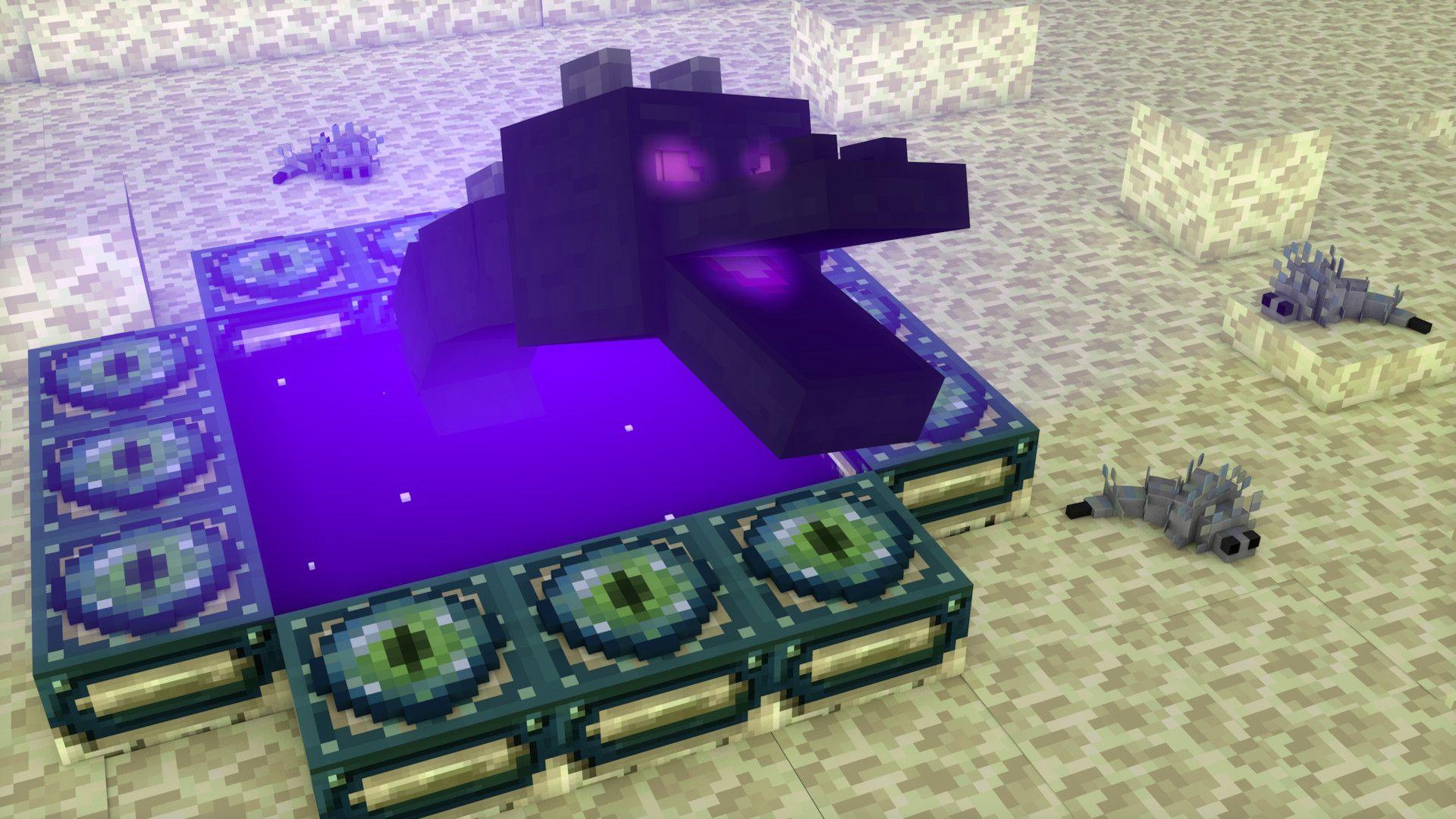 1920x1080 Ender Dragon Wallpaper