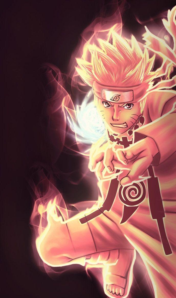 688x1160 Naruto Vaporwave Wallpaper