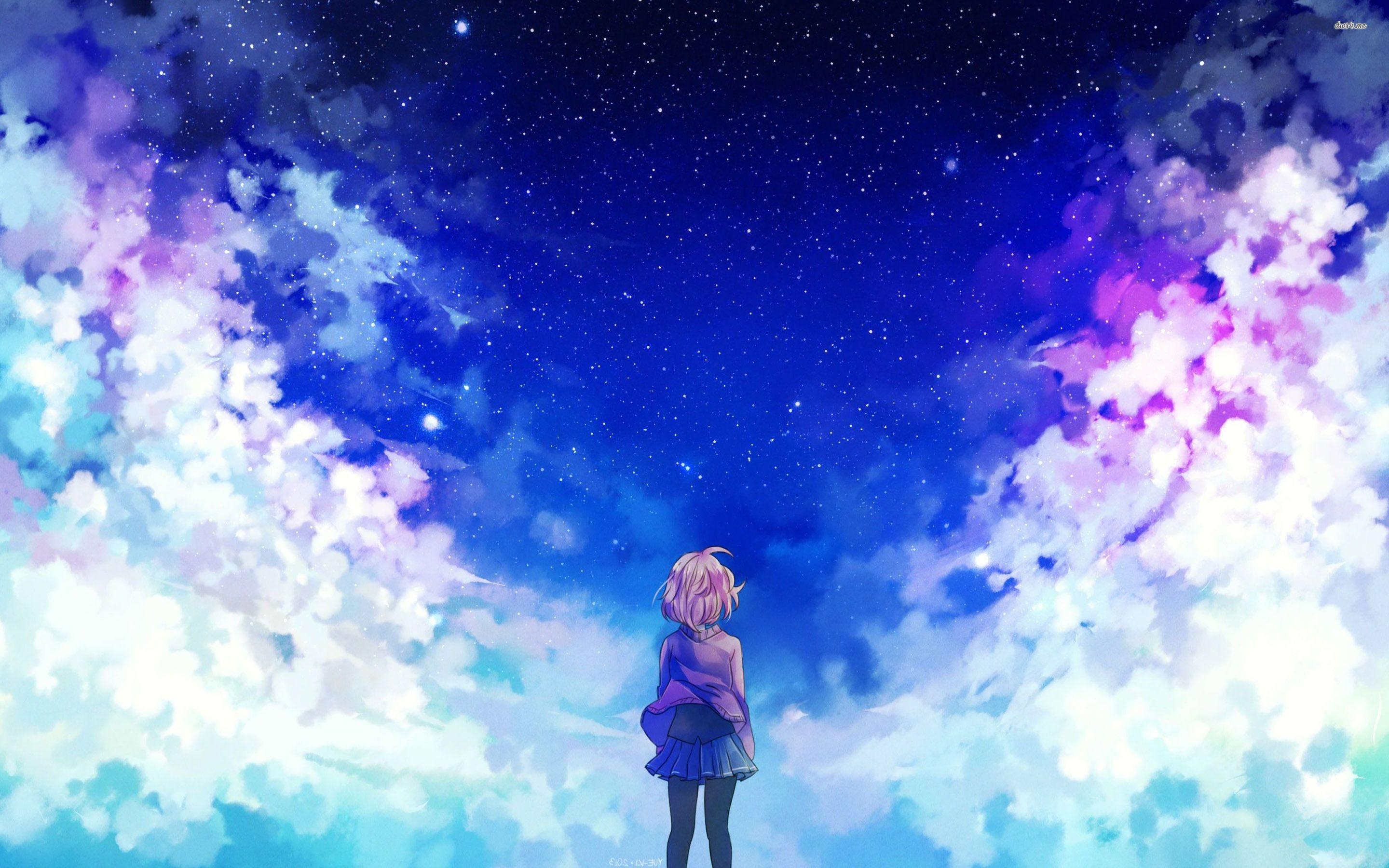 Blue Anime Aesthetic Desktop Wallpapers - Top Free Blue Anime Aesthetic