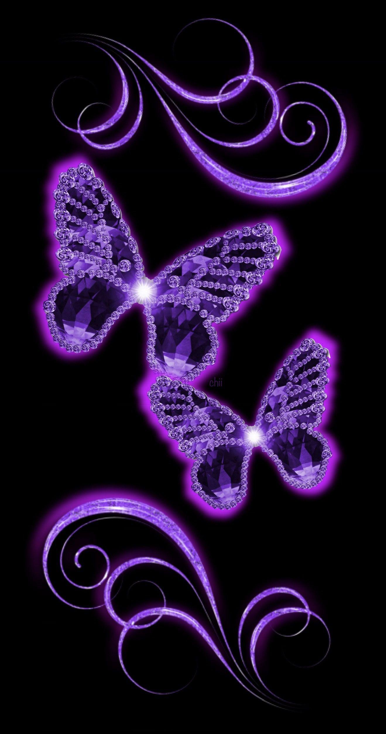 Featured image of post The Best 22 Butterflies Wallpaper Neon Dark Purple Aesthetic