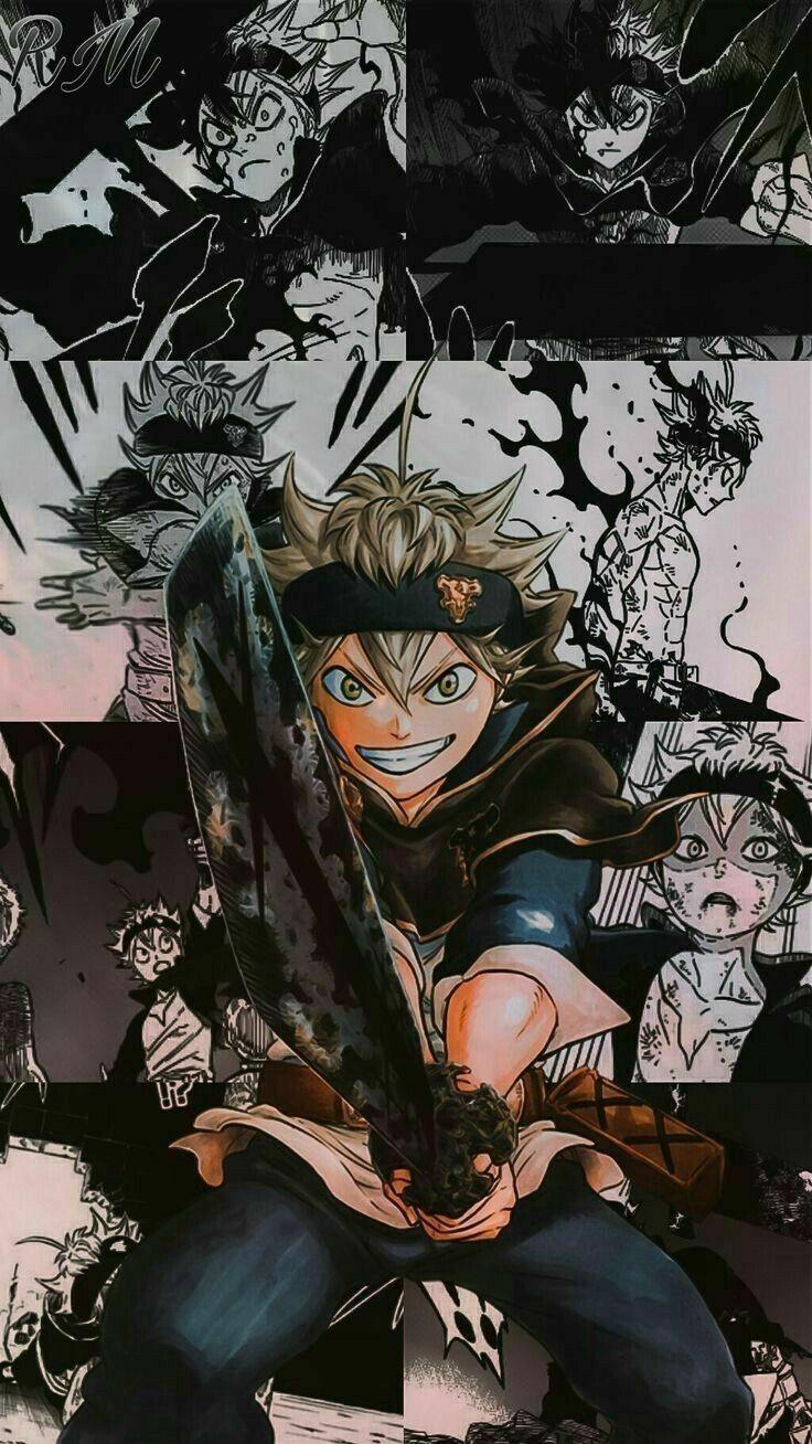 736x1308 Asta Black Clover iPhone HD Wallpaper