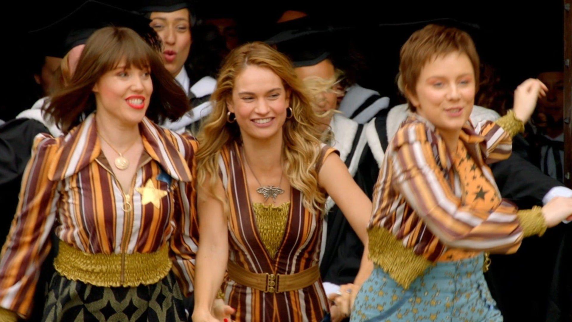 1920x1080 Lily James Video Chats With 'Mamma Mia' Castmates, Jokes 'Mamma Mia 3' Is 'Happening'
