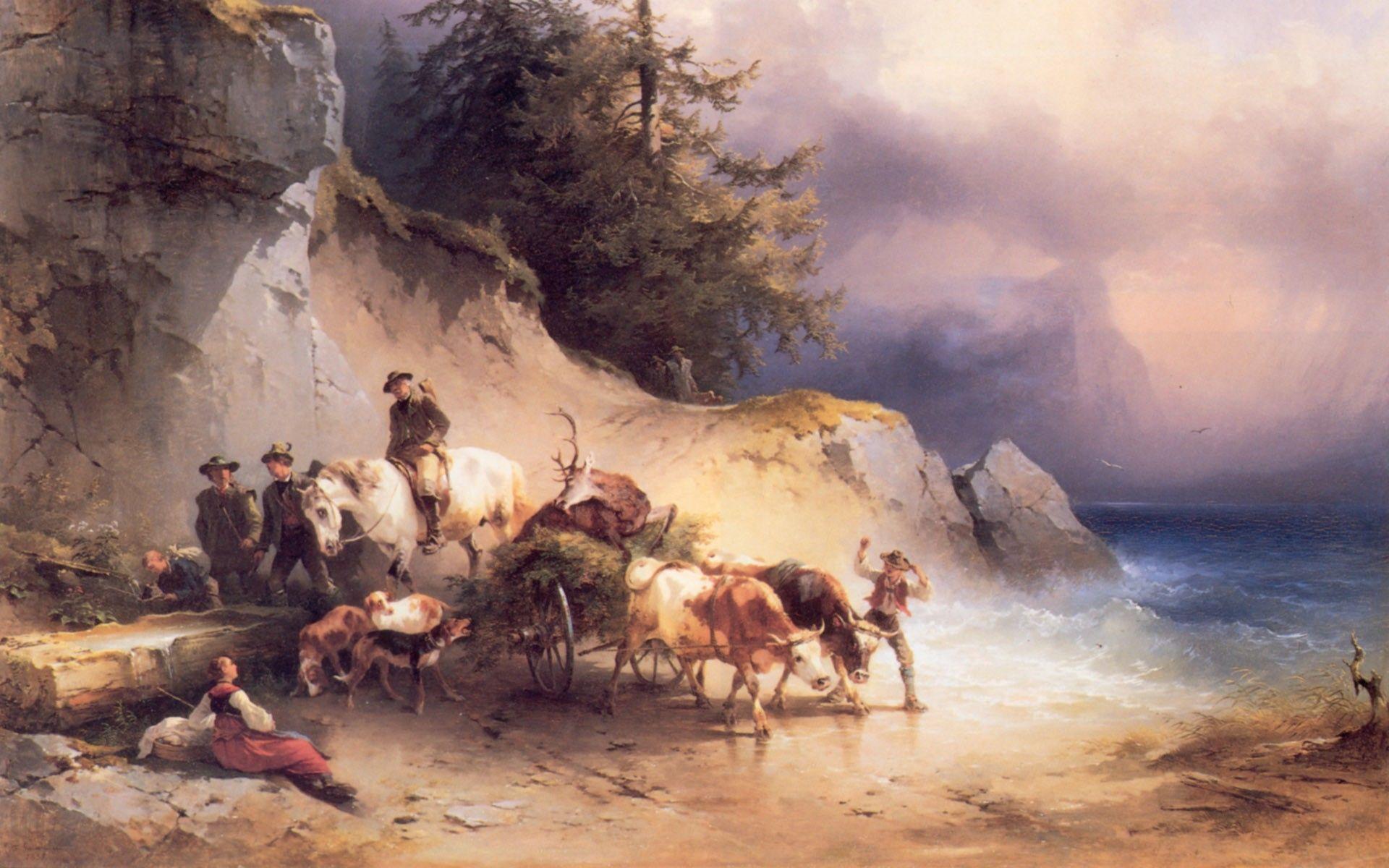 1920x1200 Famous Paintings Wallpaper