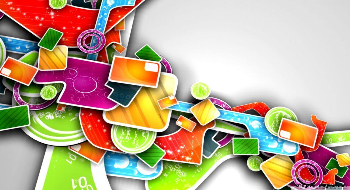 1203x655 Colorful Abstract Art HD Wallpaper