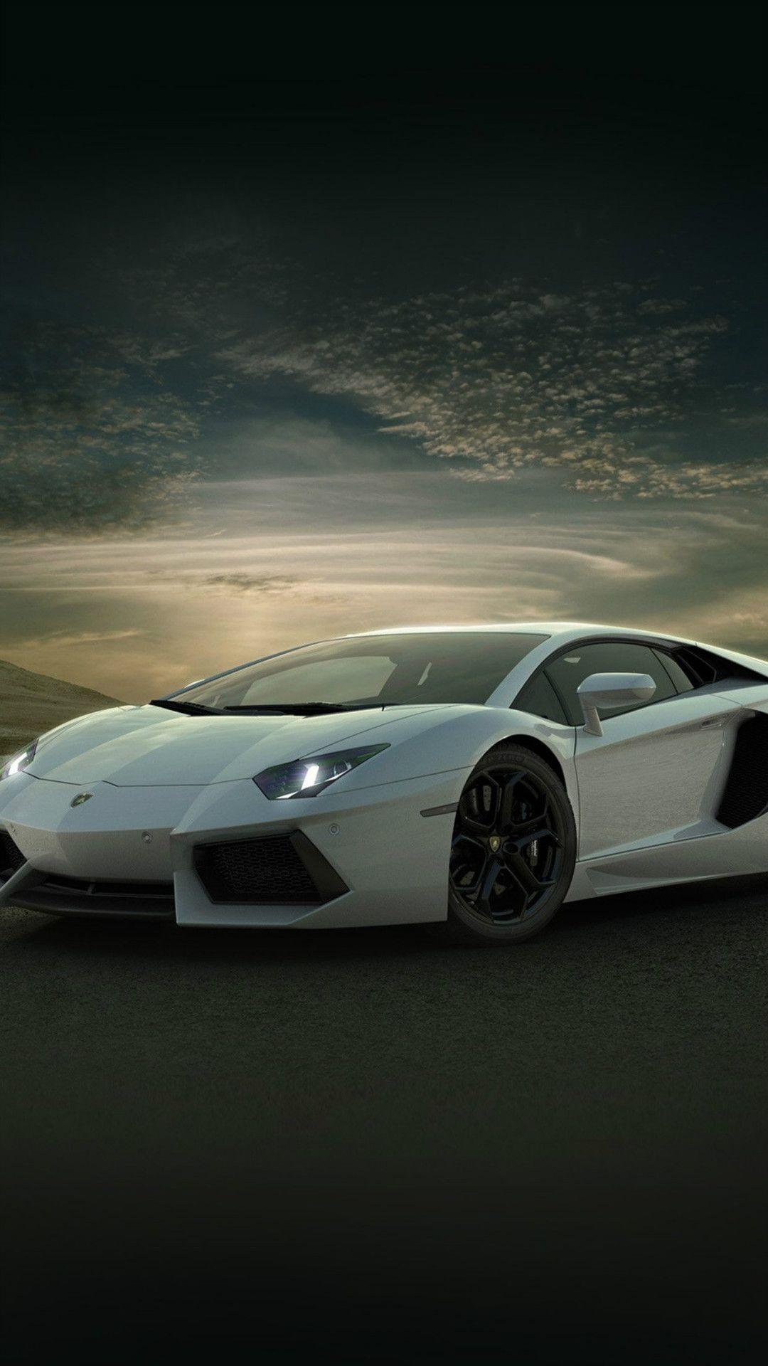 1080x1920 Lamborghini Car Exotic White Art iPhone 8 Wallpaper Free Download