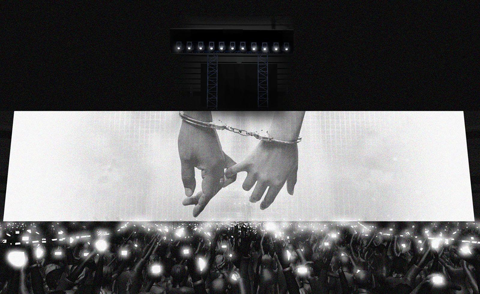 1600x981 Beyoncé And Jay Z's 'On The Run II' Tour Stage Design