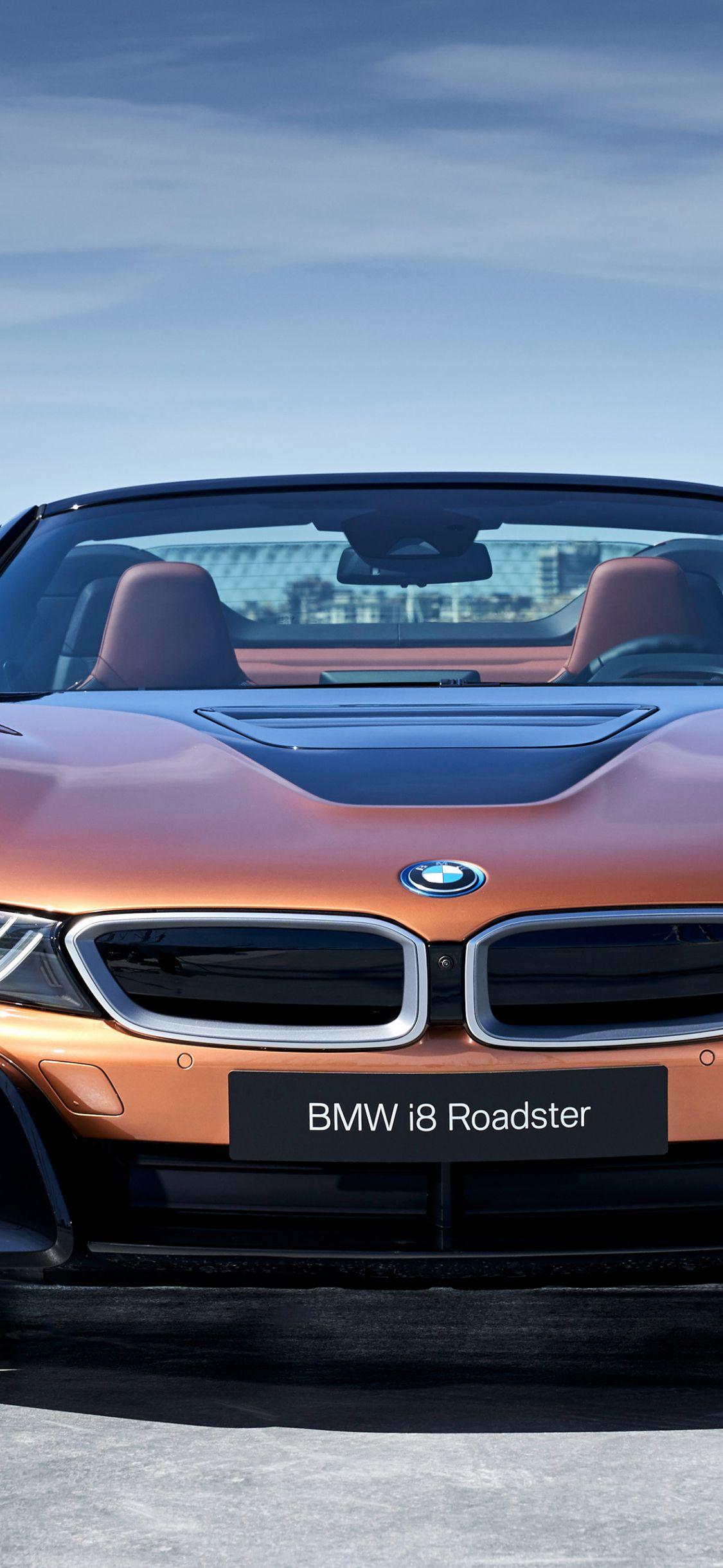 1125x2436 Download 1125x2436 wallpaper 2018 bmw i8 roadster, at port, iphone x 1125x2436 HD image, background, 7429