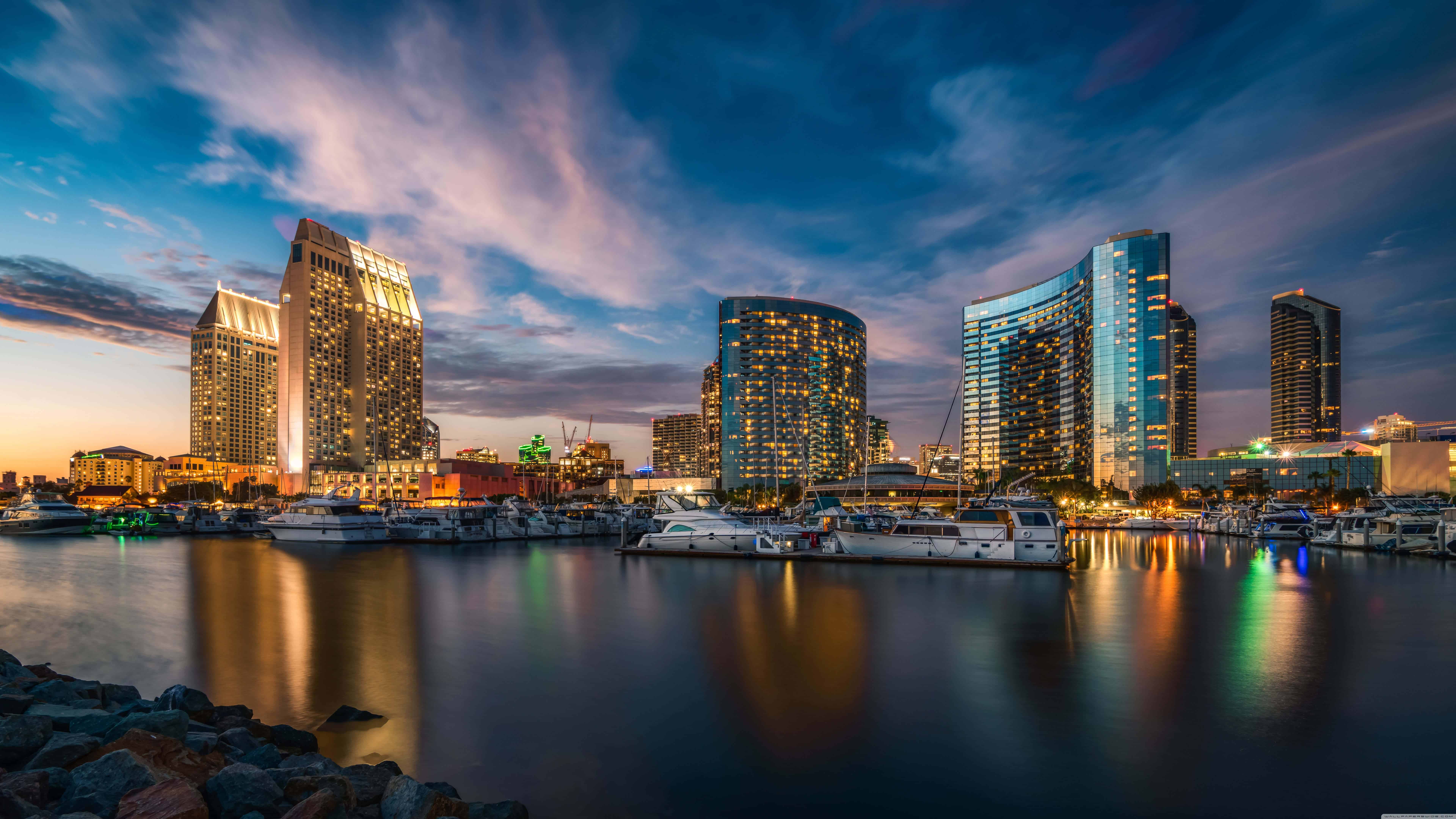 7680x4320 San Diego Harbour Uhd 8k Wallpaper Diego California HD
