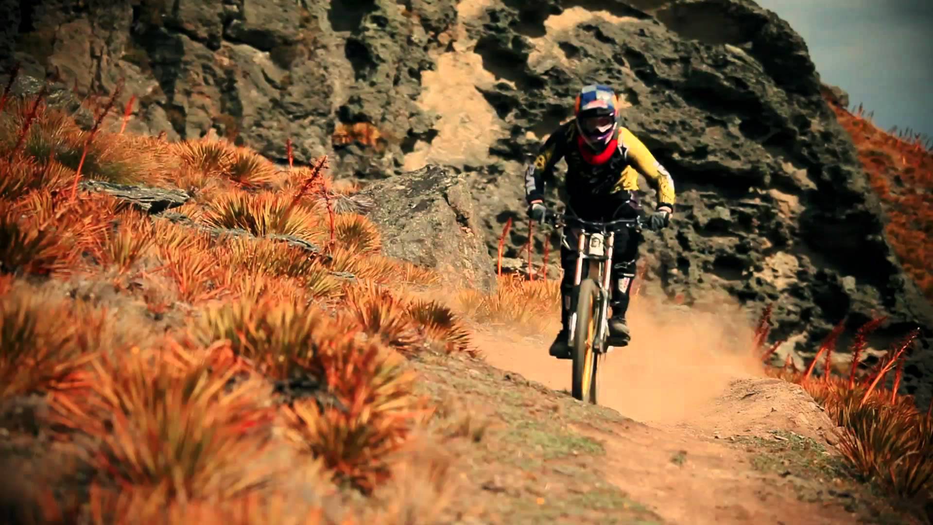 1920x1080 Downhill Mtb In New Zealand With Brook Macdonald Wallpaper Red Bull