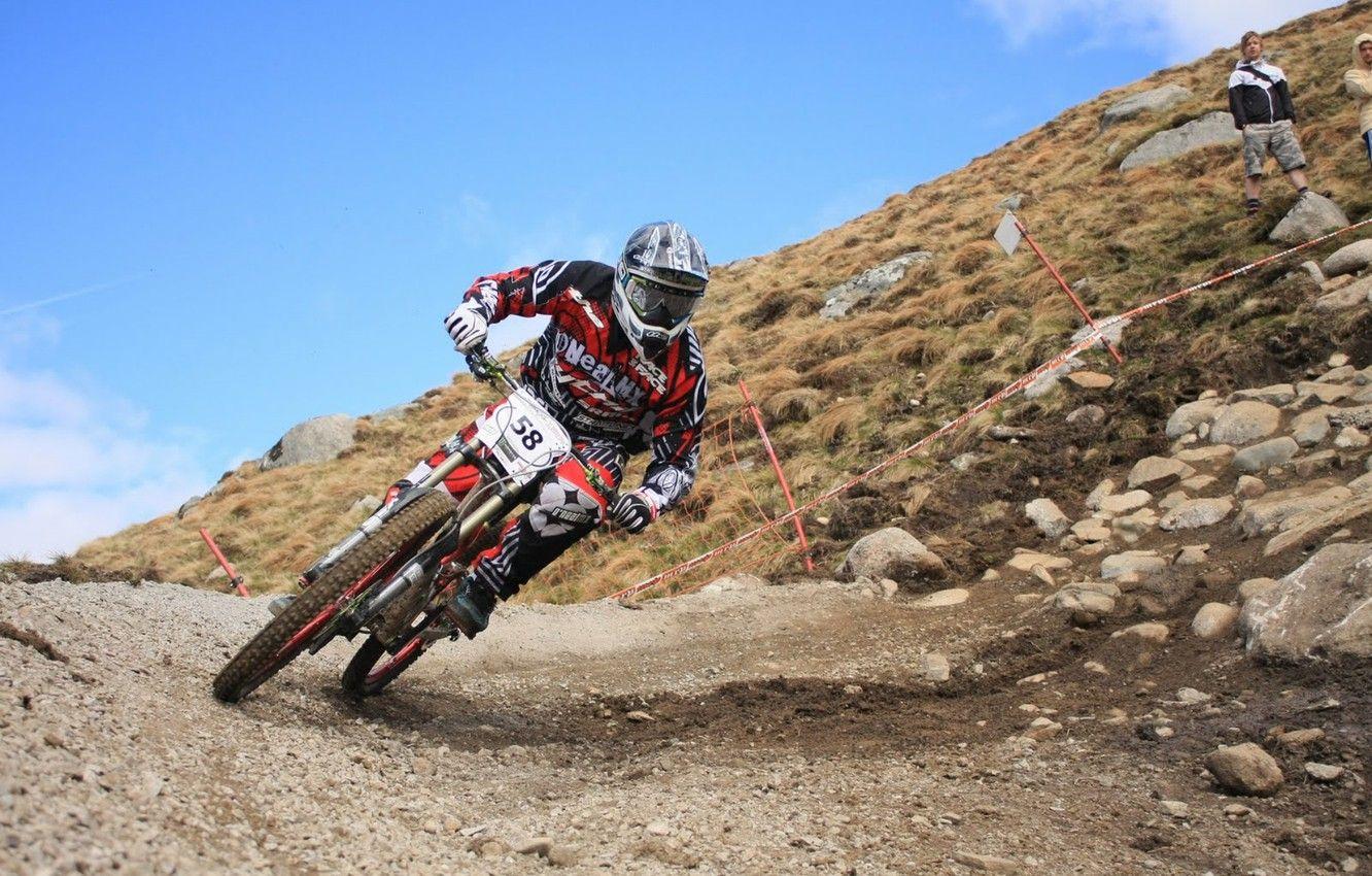 1332x850 Wallpaper speed, downhill, mtb, Cycling image for desktop, section спорт