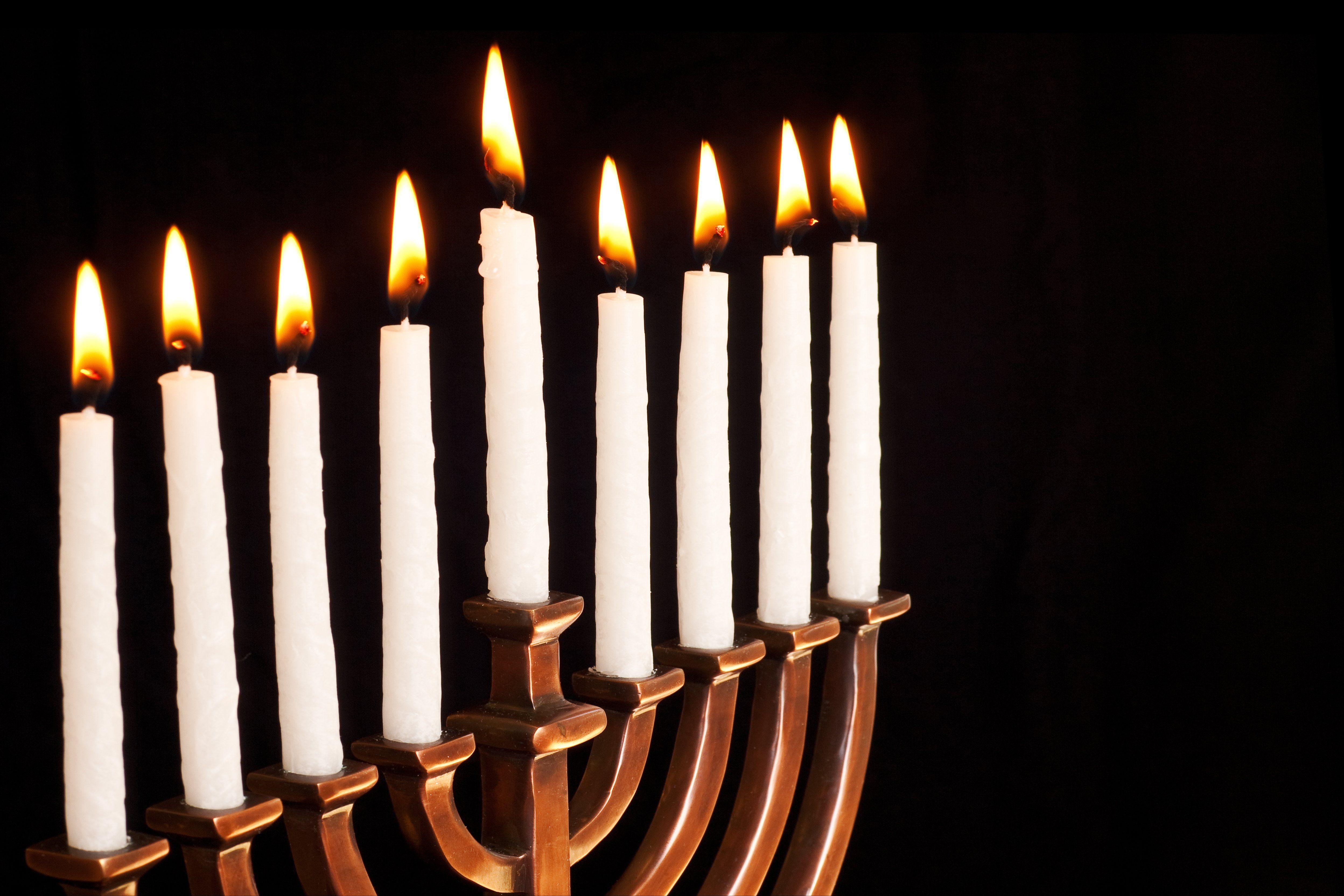 4992x3328 HANUKKAH jewish festival holiday candelabrum candle menorah hanukiah Chanukah wallpaperx3328