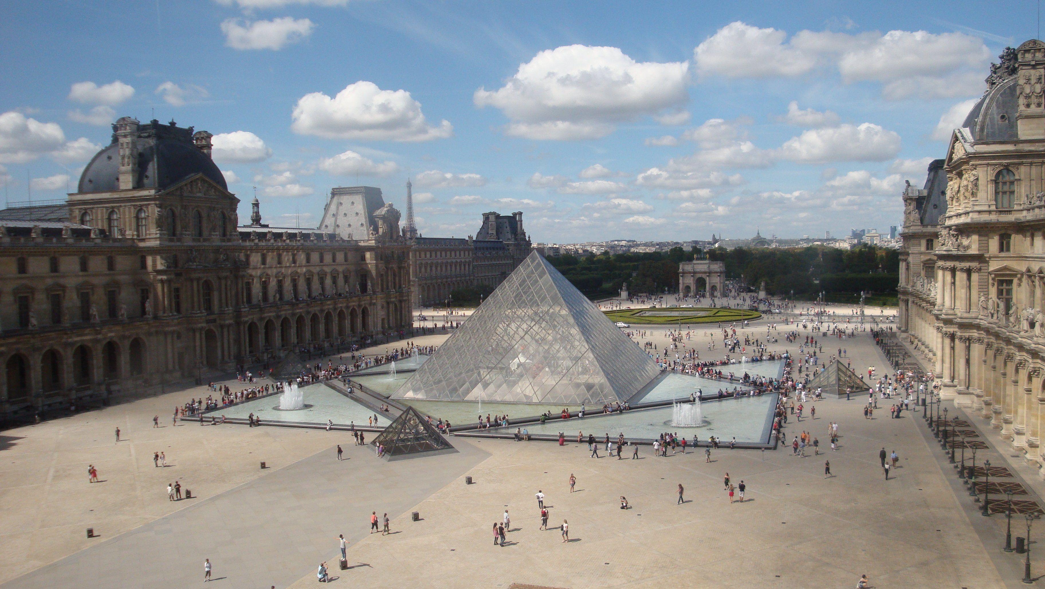 3648x2056 The Louvre Museum Paris HD wallpaper