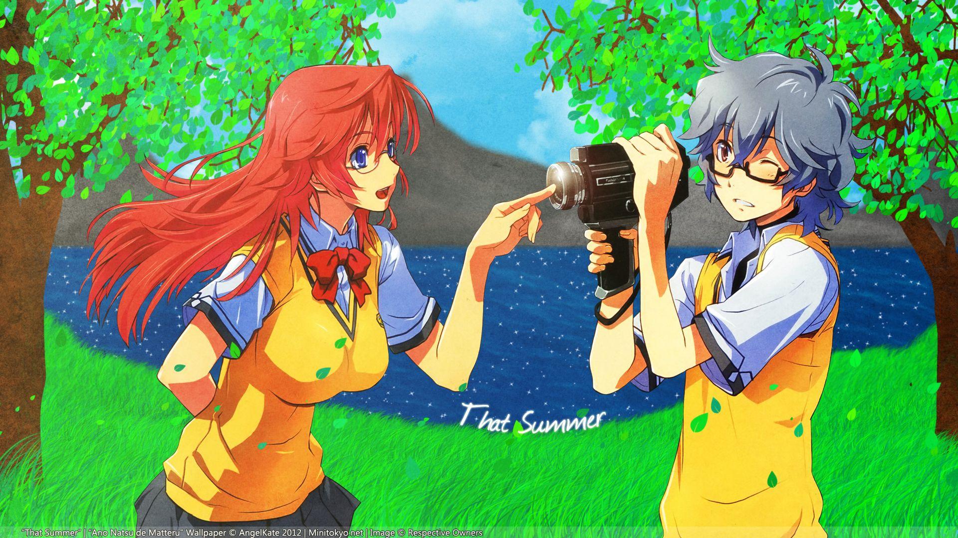 1920x1080 Ano Natsu de Matteru Wallpaper: That Summer