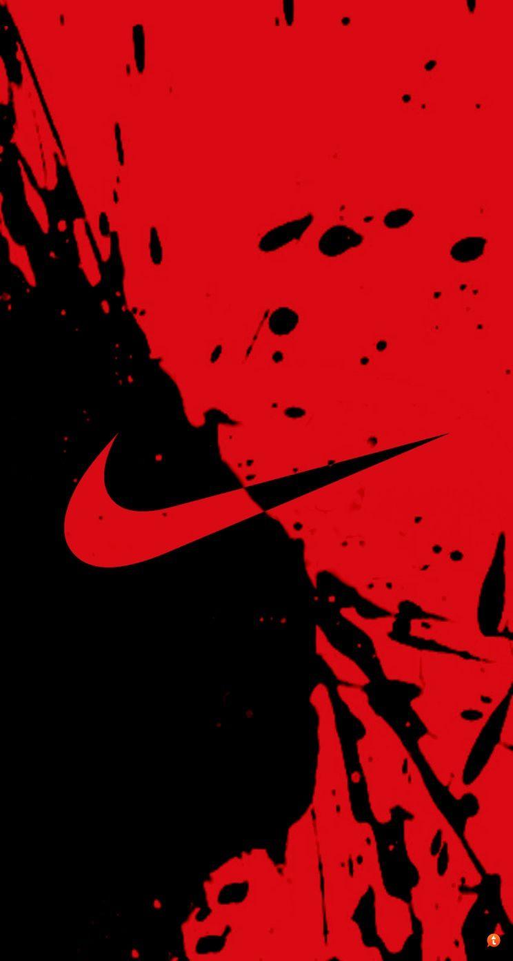 744x1392 Red Camo Wallpaper
