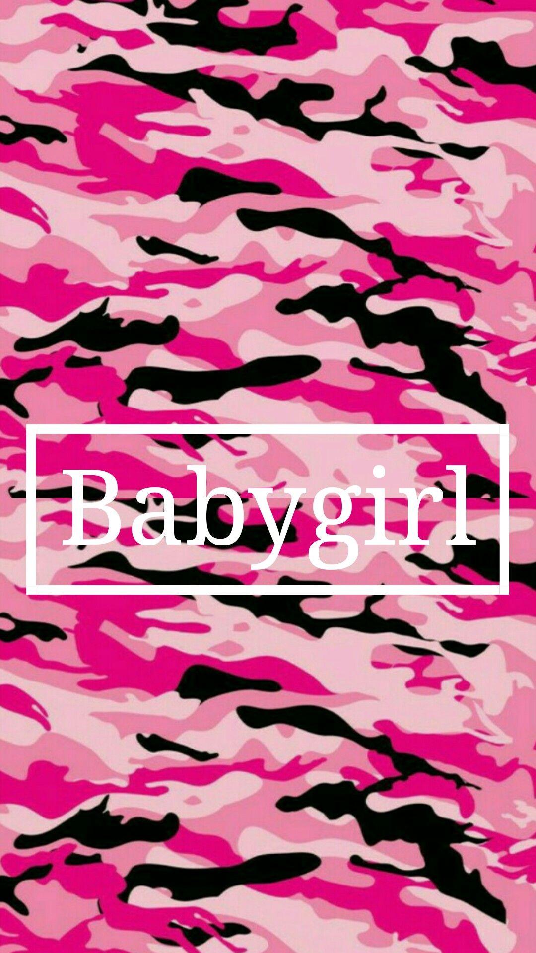 1080x1920 Babygirl Pink Camo Wallpaper Free HD Wallpaper