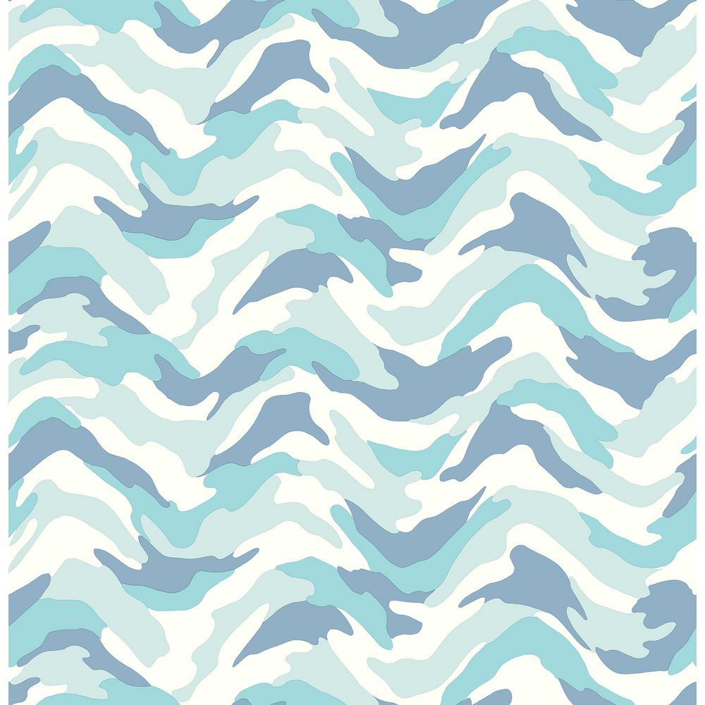 1000x1000 Blue Camouflage Wallpaper