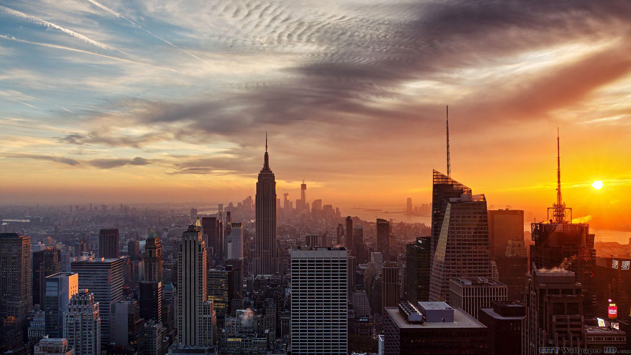 2048x1152 Desktop wallpaper with all the popular and honored the city of dreams and hopes of New York