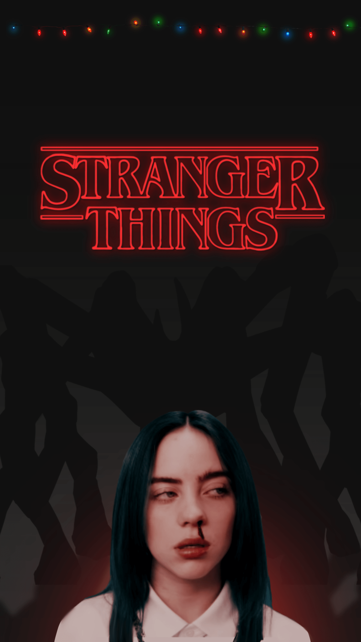 1242x2208 Stranger Things x Billie Eilish iPhone Wallpaper. Stranger things, Stranger, More wallpaper