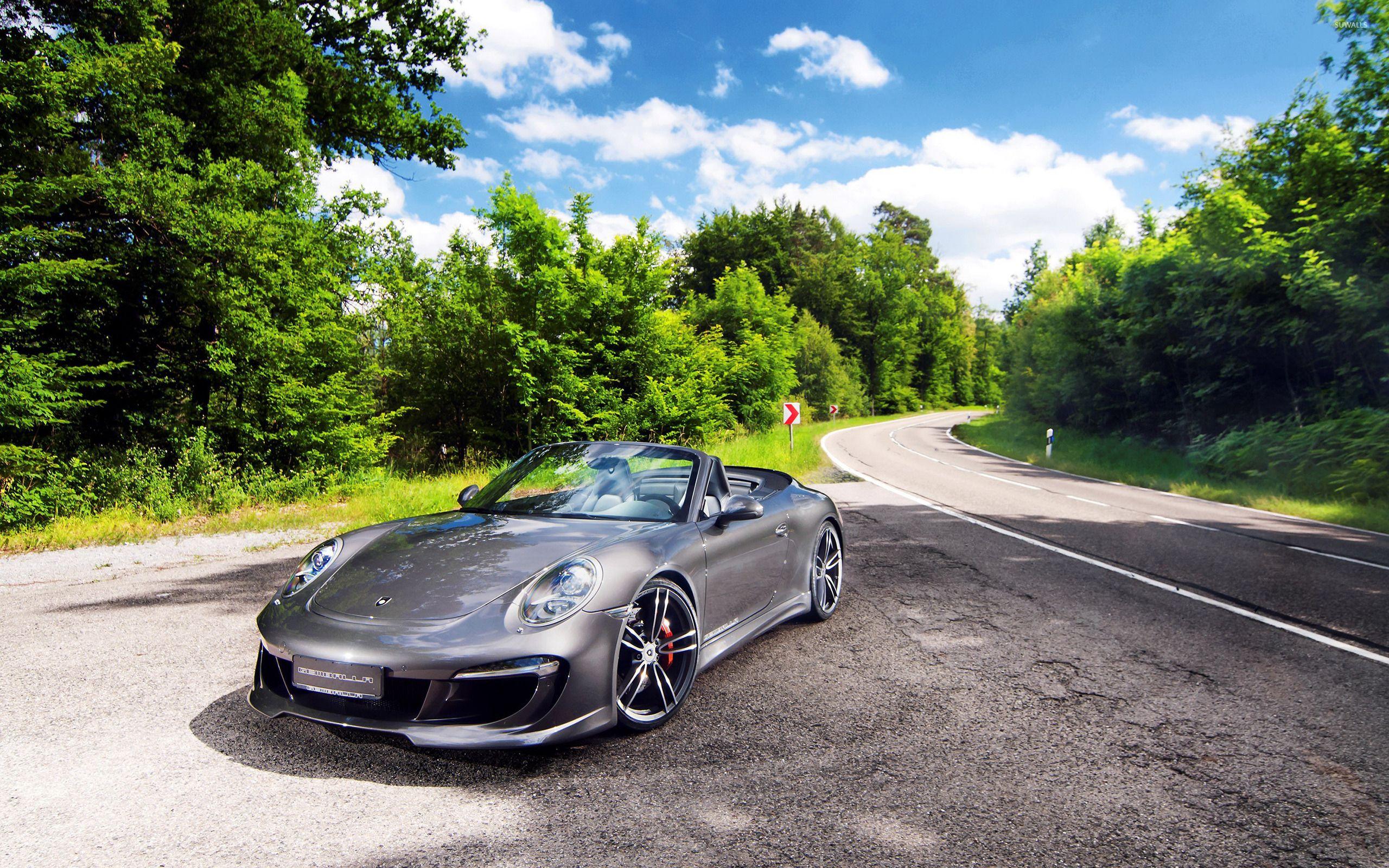 2560x1600 Silver Gemballa Porsche 911 Carrera S cabriolet front side view wallpaper wallpaper